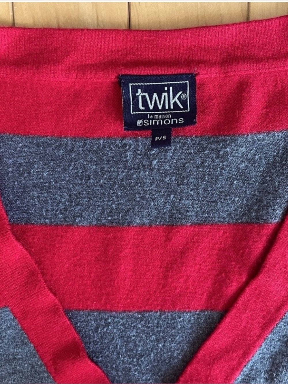 Twik Striped Top Size S - Picture 3 of 5
